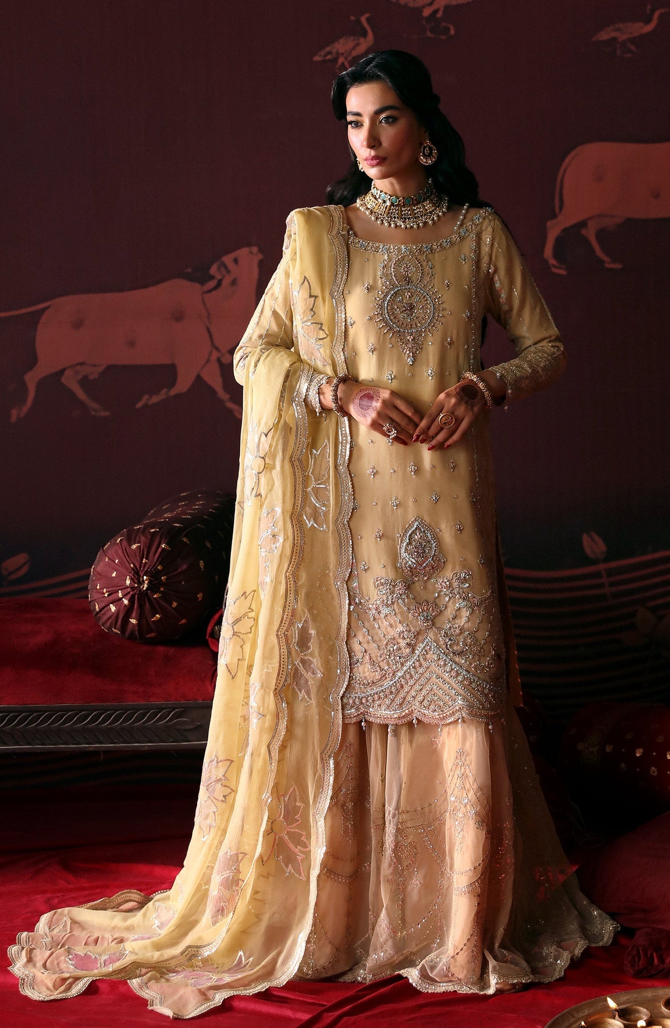 Emaan Adeel Unstitched Devdas Festive Collection