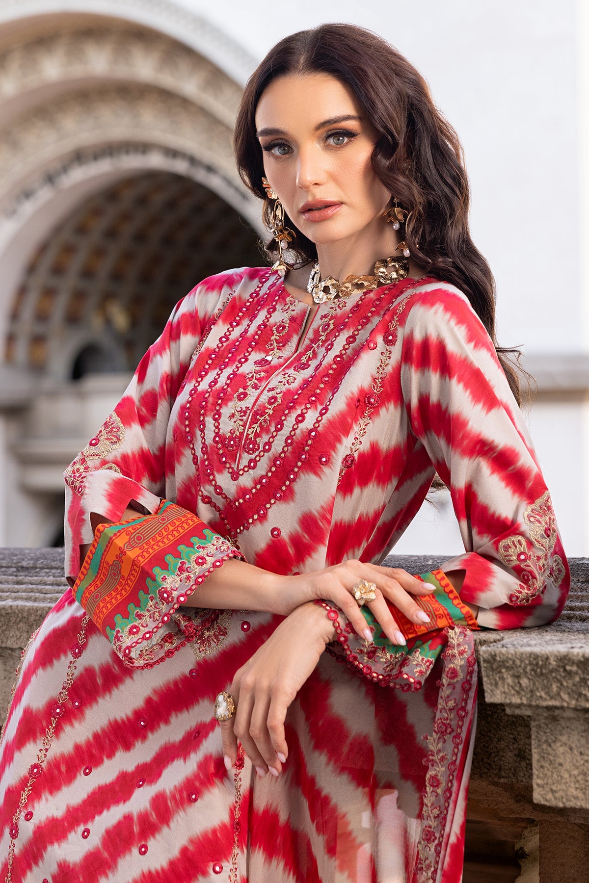 Charizma Aghaz e Nou AG5-03 3-PC Unstitched Embroidered Lawn Collection