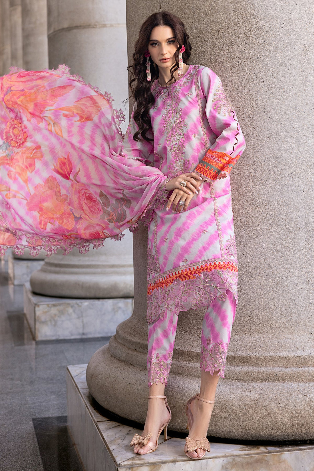 Charizma Aghaz e Nou AG5-05 3-PC Unstitched Embroidered Lawn Collection