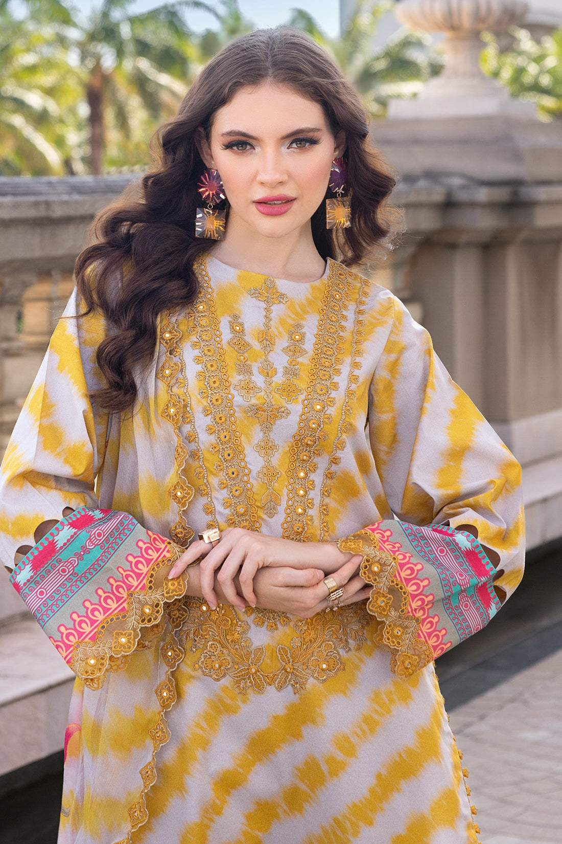 Charizma Aghaz e Nou AG5-04 3-PC Unstitched Embroidered Lawn Collection