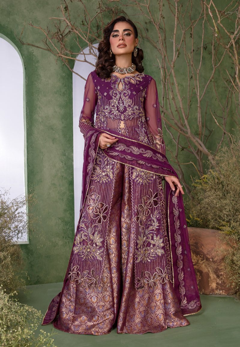 Rang Rasiya Unstitched Chatoyer Luxury Wedding Formals Nareman