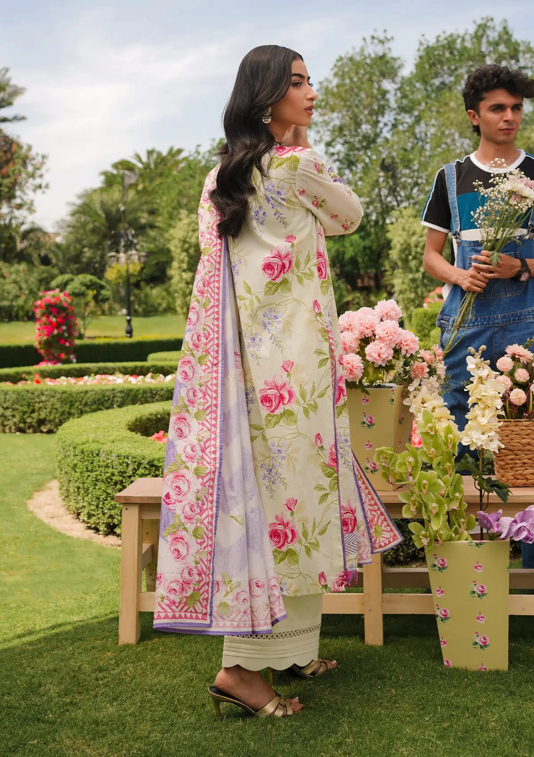 Elaf Prints Printed Lawn – EEP-03B -  Meadow Magic