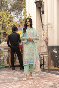 Lakhany Komal LG-MM-0300 03 Piece Unstitched Printed With Printed Chiffon Dupatta