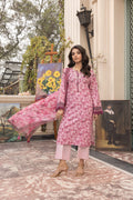 Lakhany Komal LG-MM-0301 03 Piece Unstitched Printed With Printed Chiffon Dupatta