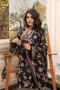 Lakhany Komal LG-MM-0305 03 Piece Unstitched Printed With Printed Chiffon Dupatta