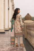 Lakhany Komal LG-AR-0115 03 Piece Unstitched Printed With Printed Textured Lawn Dupatta