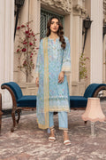 Lakhany Komal LG-MM-0307 03 Piece Unstitched Printed With Printed Chiffon Dupatta