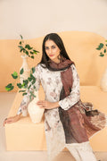 Tawakkal D-3505 - Zyra Embroidered Lawn Digital Print Diamond Dupatta