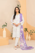 Tawakkal D-3501 - Zyra Embroidered Lawn Digital Print Diamond Dupatta