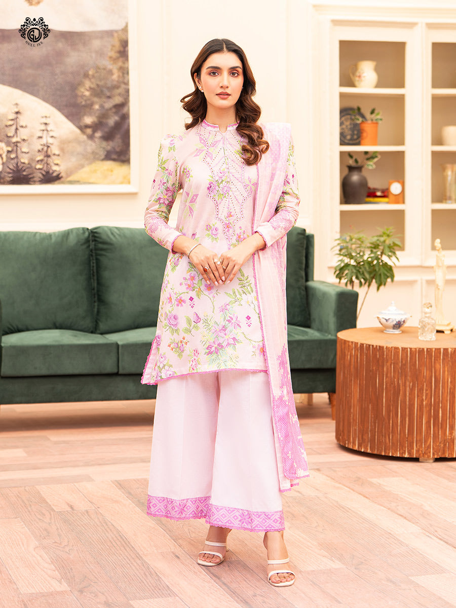 Gulljee Kroma GKRM2401A3 | Embroidered Unstitched 3 Piece Collection