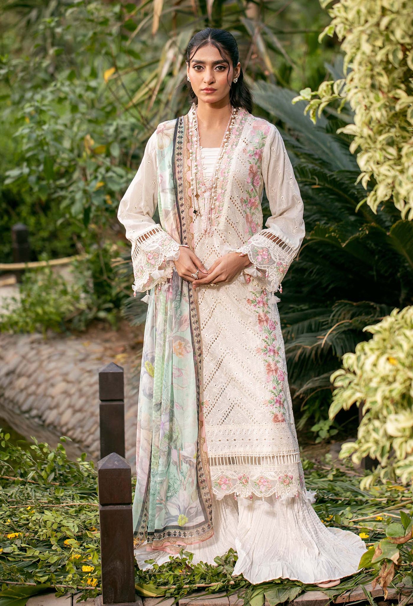 Adan's Libas Unstiched Lawn by Khadija Sheikh Vol 3 D-6601