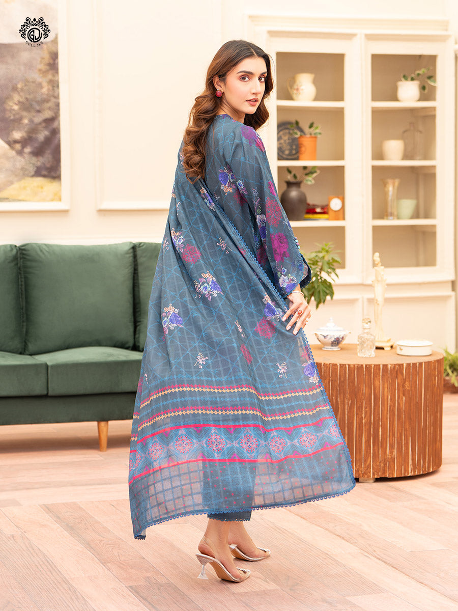 Gulljee Kroma GKRM2401A4 | Embroidered Unstitched 3 Piece Collection