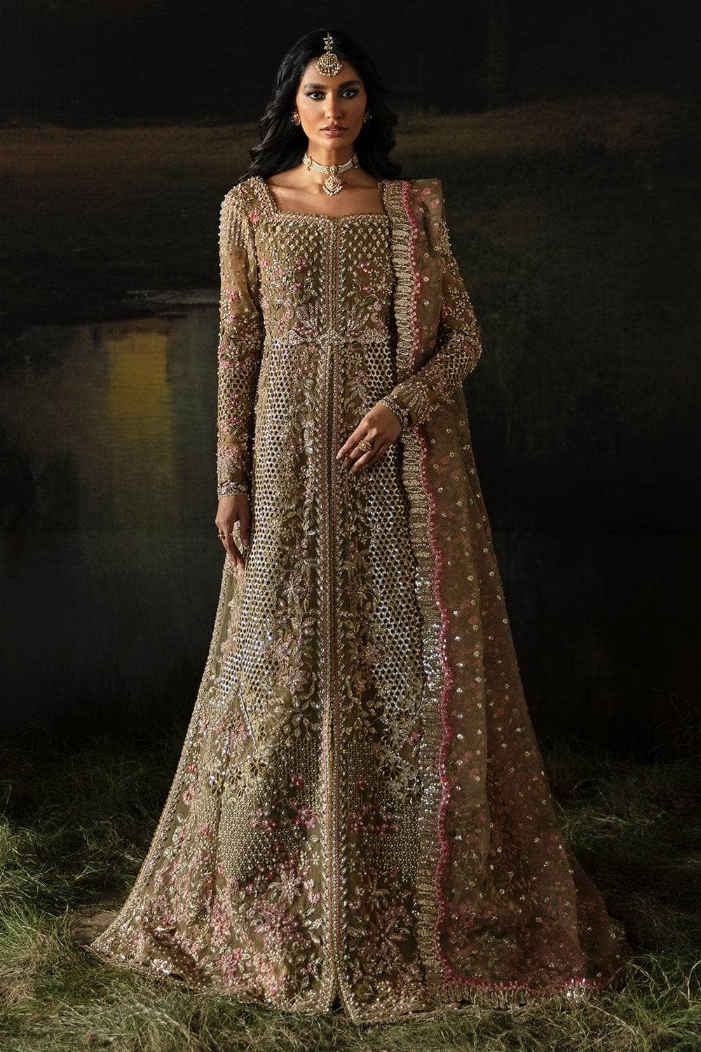 Afrozeh Unstitched Hayat Wedding Collection 2024 Suhana