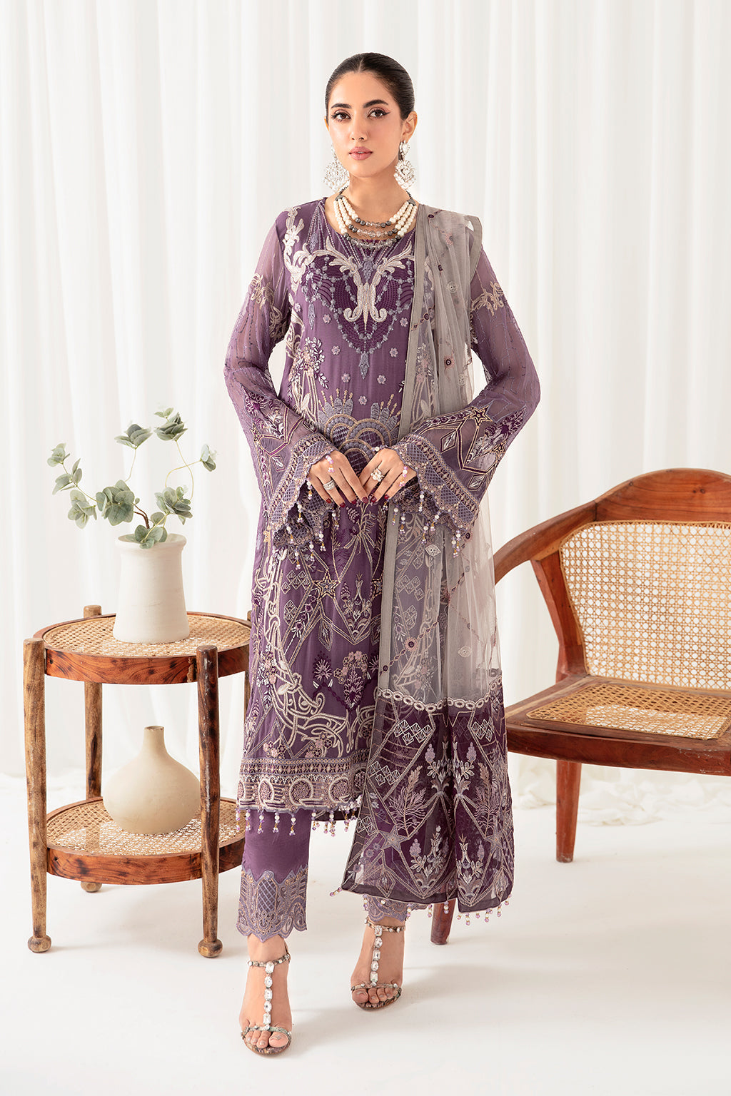 RAMSHA Semi-Stitched Rangoon Vol.10 D-1002