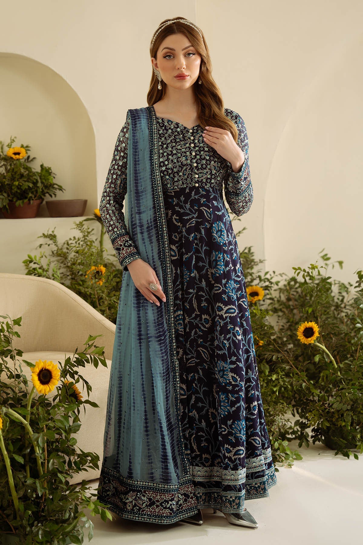 Nureh Amaya AM-12 Luxury Prints Unstitched Luxury Chiffon Collection