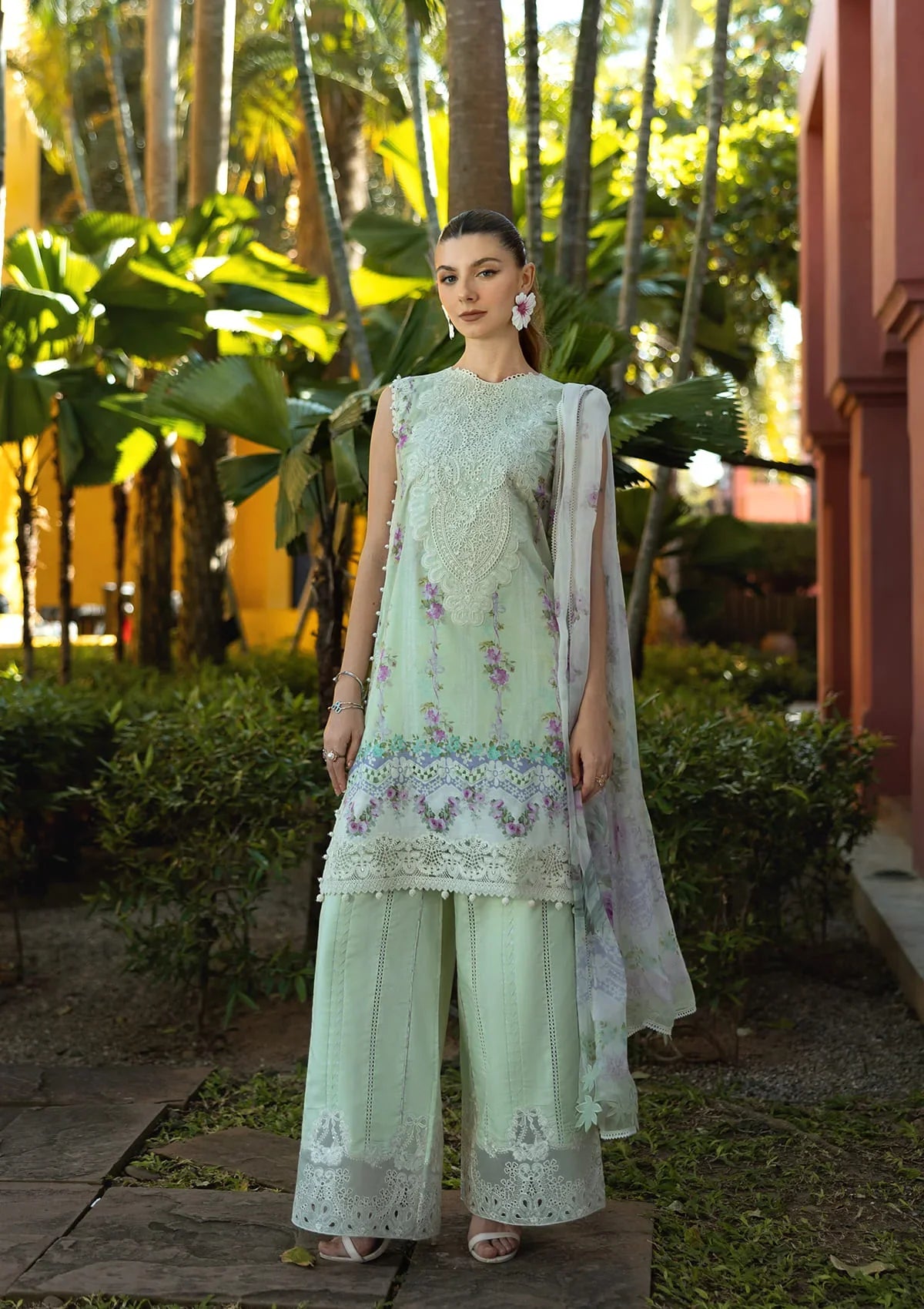 ELAF SIGNATURE COLLECTION 2025 ETS-01A ARIA - EMBROIDERED LAWN COLLECTION