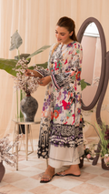 Guljee Popinn Floral Prints Article 1 Unstitched 3 Piece Lawn 24