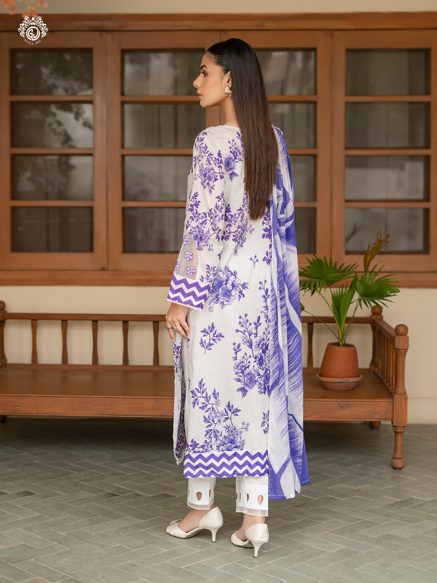 Gulljee Kroma GKRM2402A7 | Embroidered Unstitched 3 Piece Collection