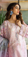 Aafreen Riaz Arts AF-159Embroidered Lawn Doria Collection With Jacquard Monark Dupatta