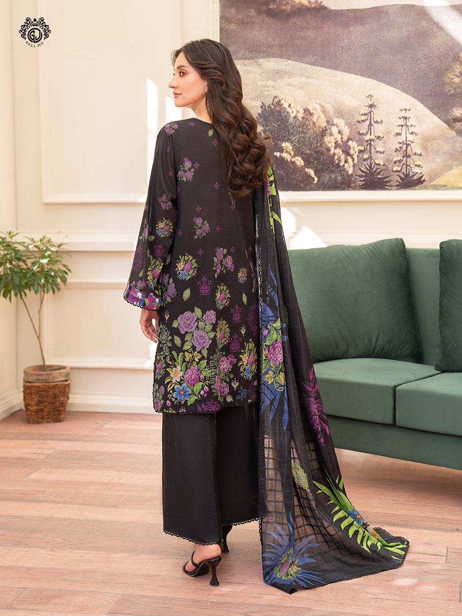 Gulljee Kroma GKRM2401A10 | Embroidered Unstitched 3 Piece Collection