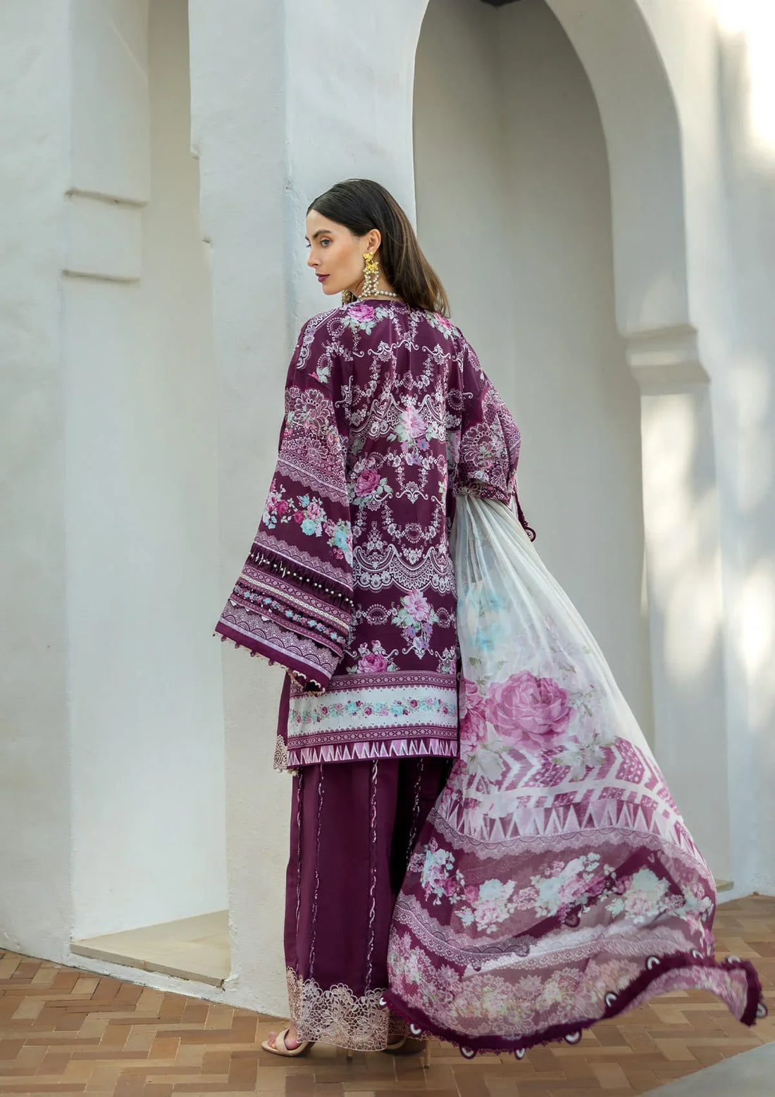 ELAF SIGNATURE COLLECTION 2025 ETS-06B AZOTIC - EMBROIDERED LAWN COLLECTION