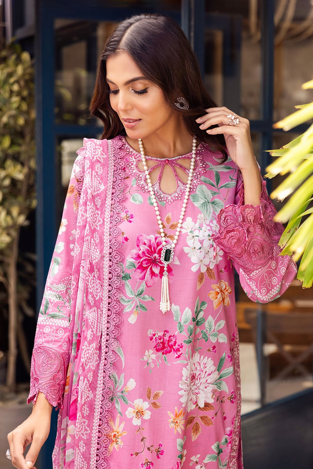 Nureh Glam Girl Unstitched Embroidered GL-01 Printed Lawn Collection 2025