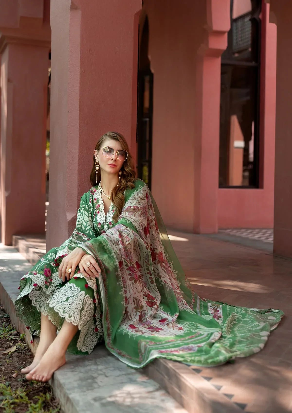 ELAF SIGNATURE COLLECTION 2025 ETS-04B EDEN - EMBROIDERED LAWN COLLECTION