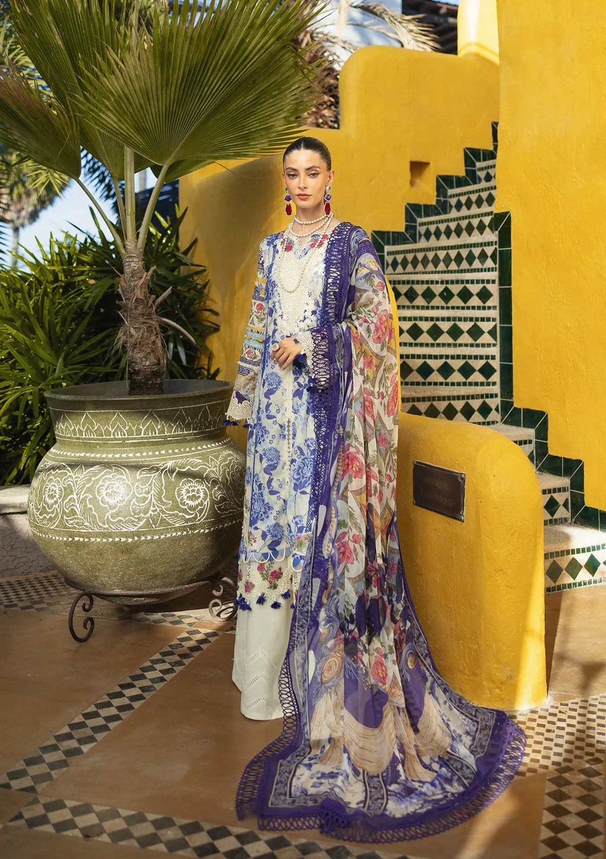 ELAF SIGNATURE COLLECTION 2025 ETS-05B SERENE - EMBROIDERED LAWN COLLECTION