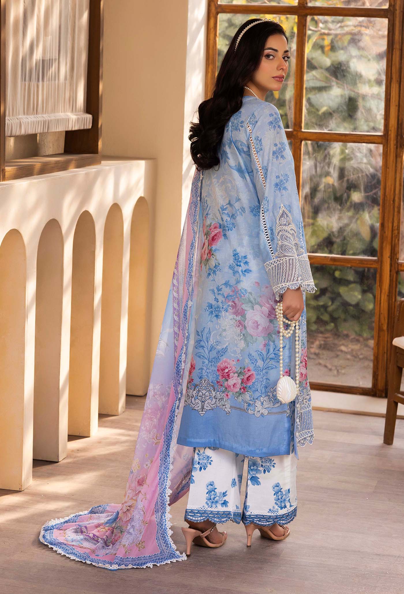 Adan's Libas Chantelle Print Lawn with Pure Bamberg Chiffon Dupatta 2025 CHANTELLE 99955 Design 05