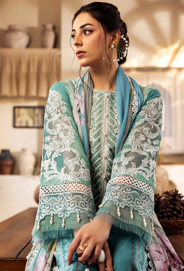 Adan's Libas Chantelle Print Lawn with Pure Bamberg Chiffon Dupatta 2025 CHANTELLE 99954 Design 06