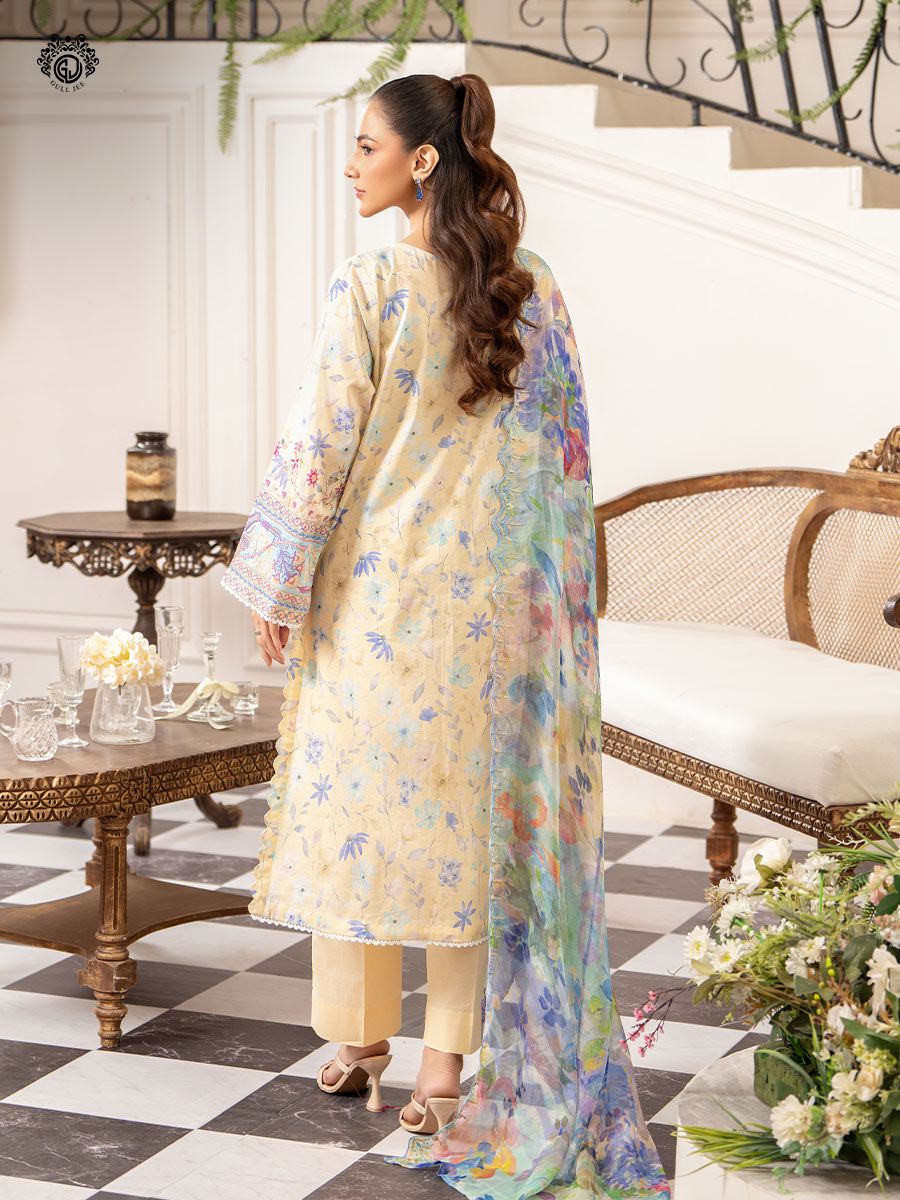 Gulljee Premium Morja Unstitched Three Piece Collection GMJ2408A8