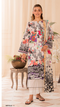 Guljee Popinn Floral Prints Article 1 Unstitched 3 Piece Lawn 24