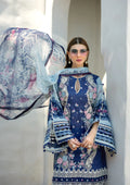 ELAF SIGNATURE COLLECTION 2025 ETS-06A LONDON BLUES - EMBROIDERED LAWN COLLECTION