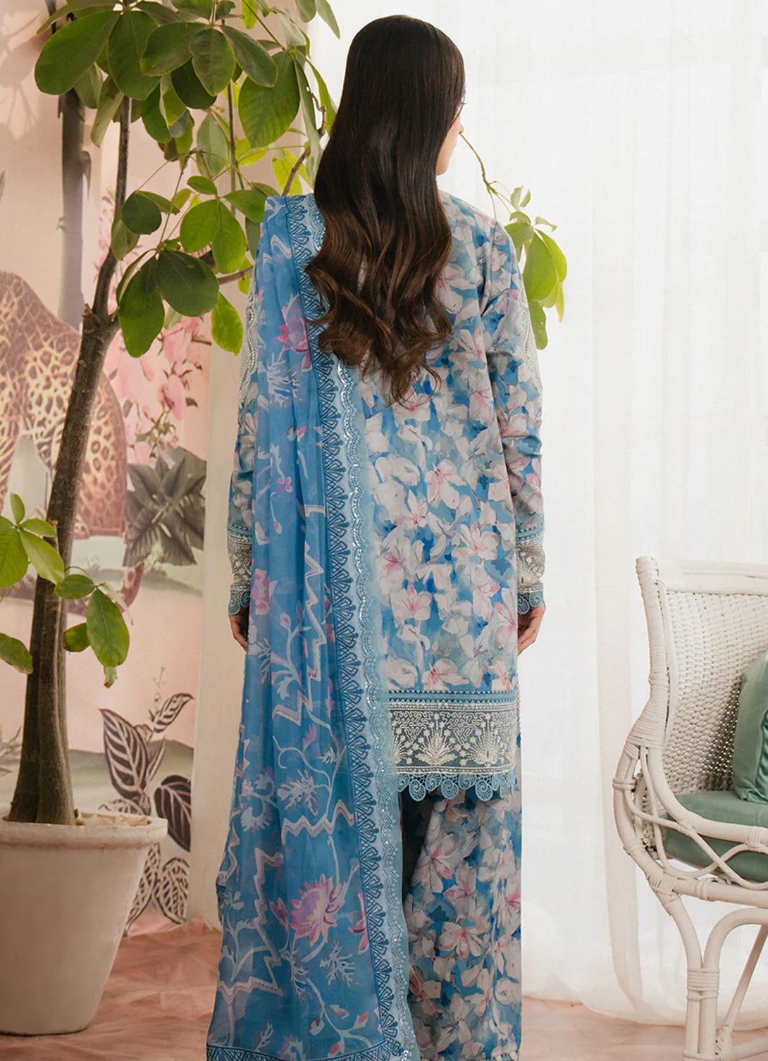 Ayzel By Afrozeh - Armelia Printed Lawn'25 - Scilla