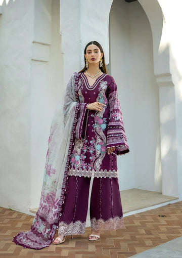 ELAF SIGNATURE COLLECTION 2025 ETS-06B AZOTIC - EMBROIDERED LAWN COLLECTION