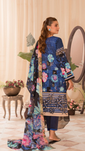 Guljee Popinn Floral Prints Article 2 Unstitched 3 Piece Lawn 24