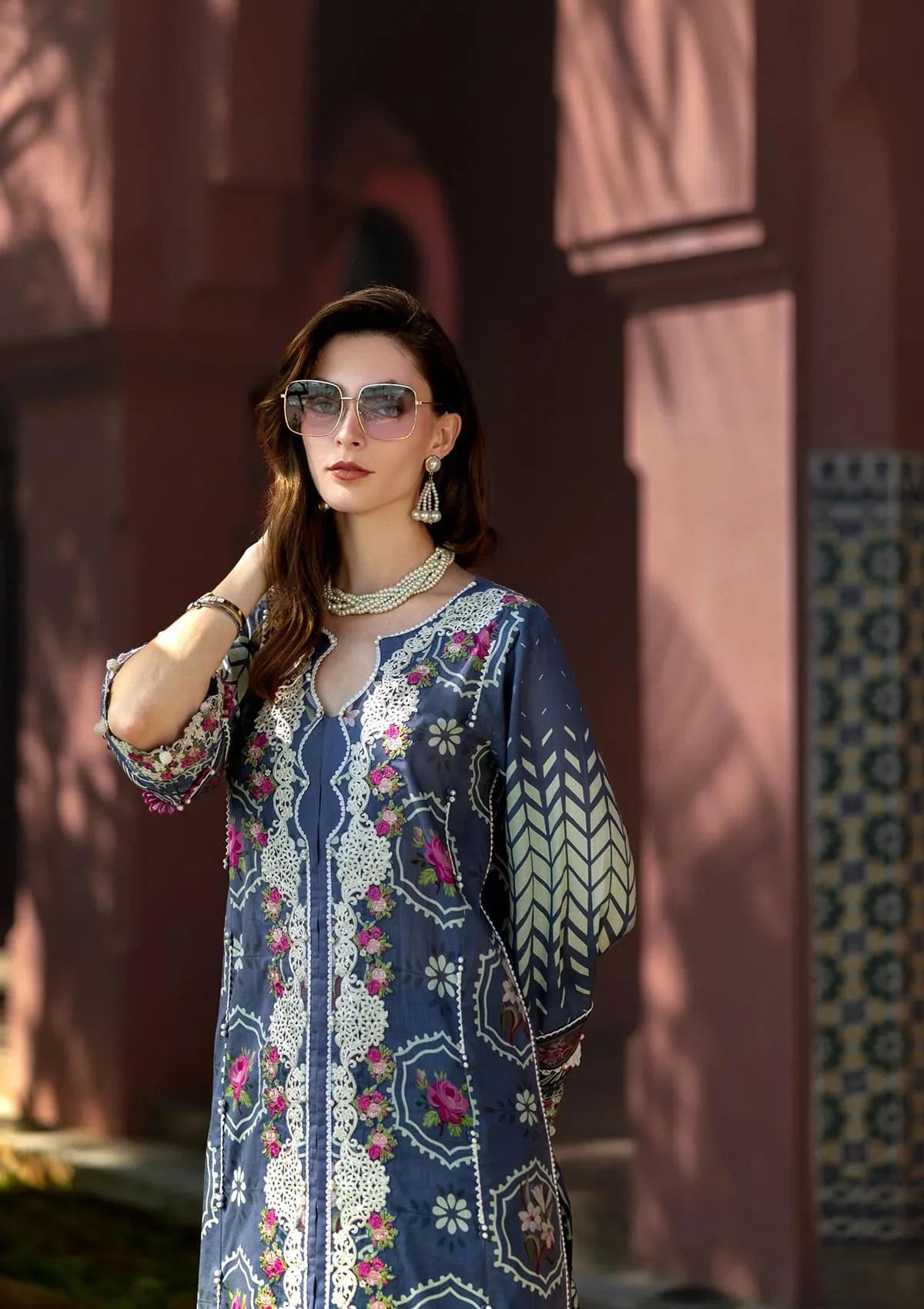 ELAF SIGNATURE COLLECTION 2025 ETS-04A SYLVIE - EMBROIDERED LAWN COLLECTION