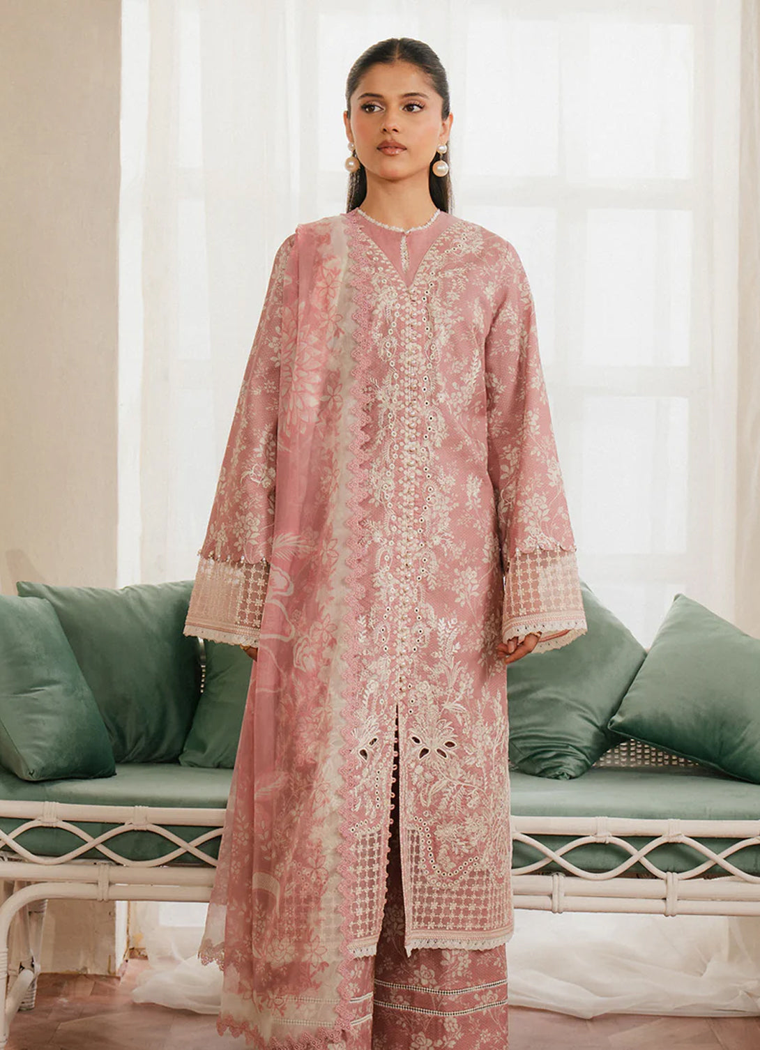 Ayzel By Afrozeh - Armelia Printed Lawn'25 - Sylvie