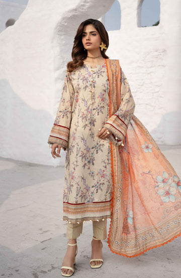 Alzohaib Colors Digital Printed 3 Piece-CDP-25-06 Fresh New Season 2025