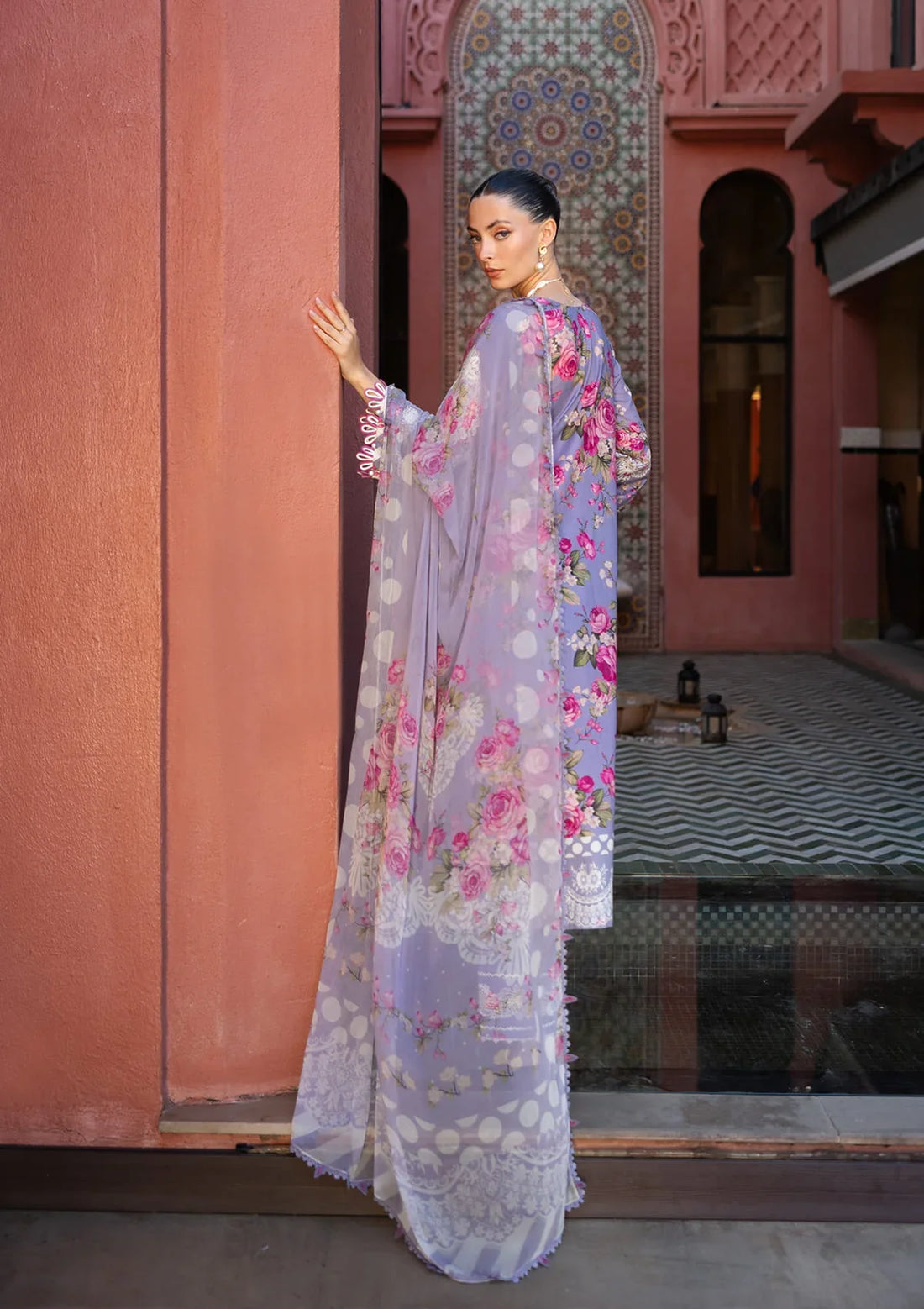 ELAF SIGNATURE COLLECTION 2025 ETS-02A SAVANNAH - EMBROIDERED LAWN COLLECTION