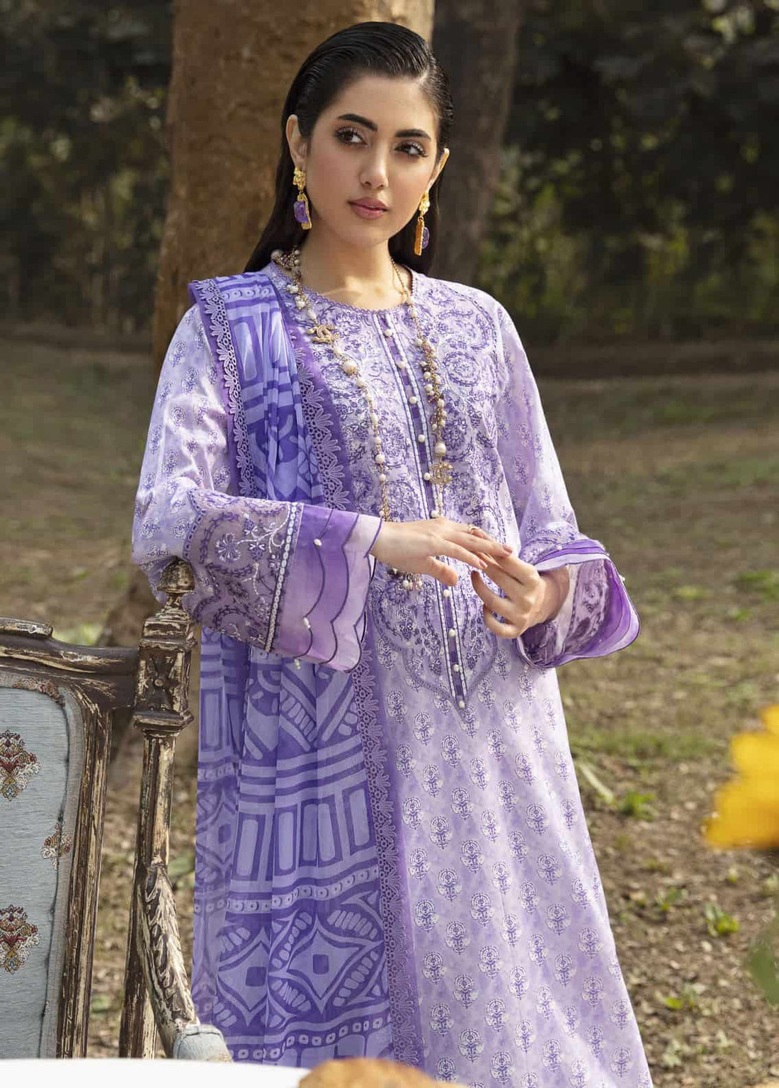 Ayzel  Unstitched Summer Dream Lawn Collection  Freesia