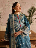 Mahnur Leila Printkari LP - 11 | 3 PC Lawn Azurine