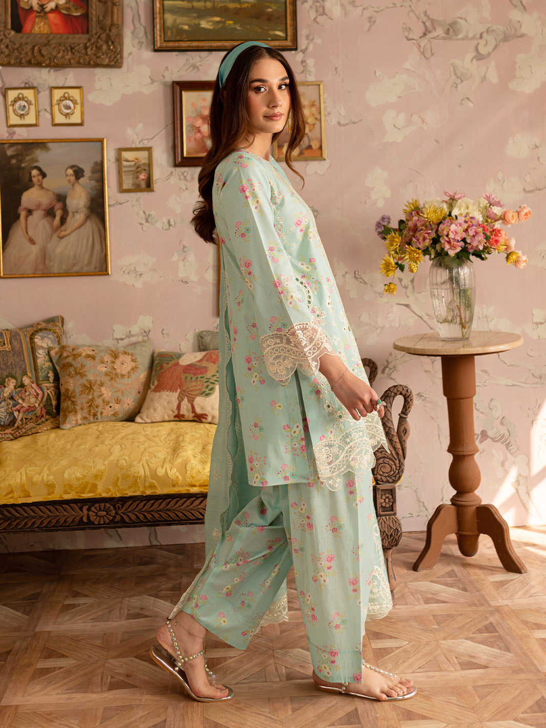 Mahnur Leila Printkari LP - 05 | 3 PC Lawn Tiffany