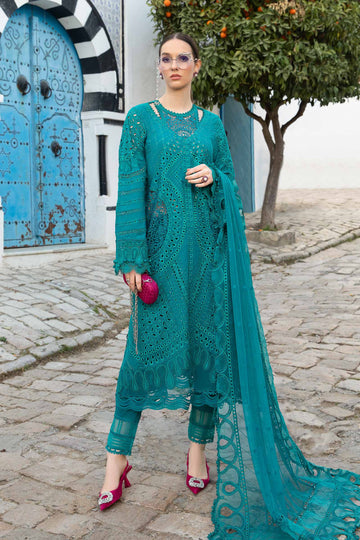 Maria.B Unstitched Luxury Festive Lawn Collection 2024 D-2402-A