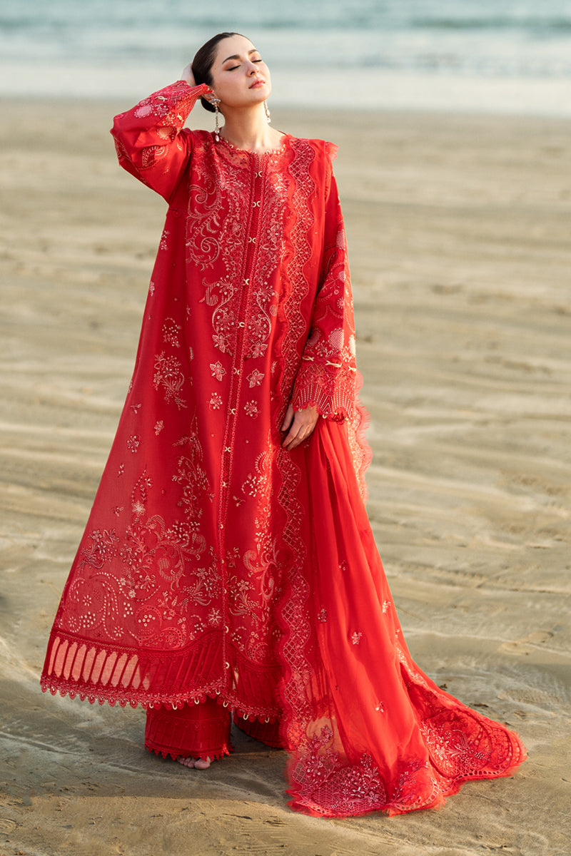 Qalamkar Sahil Luxury Lawn 2025 FK-07 BELLA