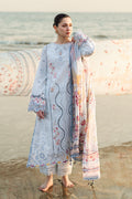 Qalamkar Sahil Luxury Lawn 2025 FK-02 ISABELLA