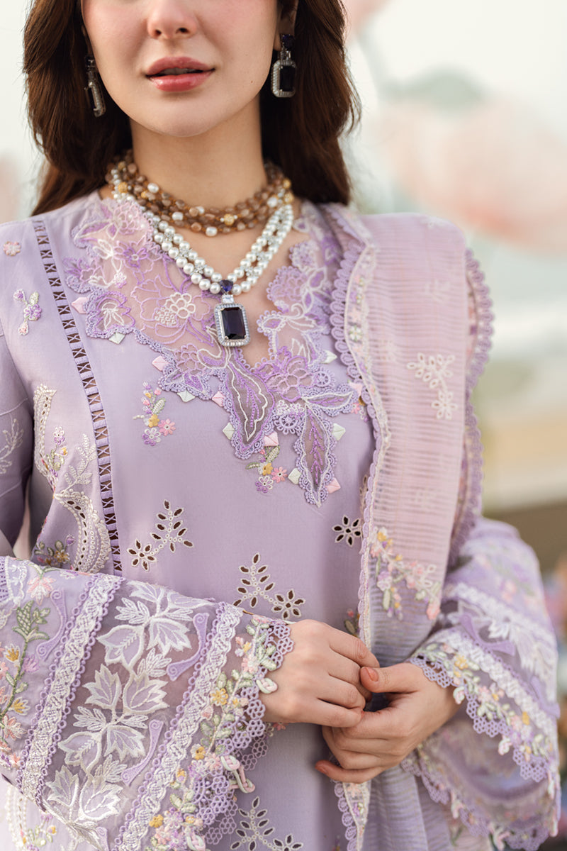 Qalamkar Sahil Luxury Lawn 2025 FK-09 EVELYN