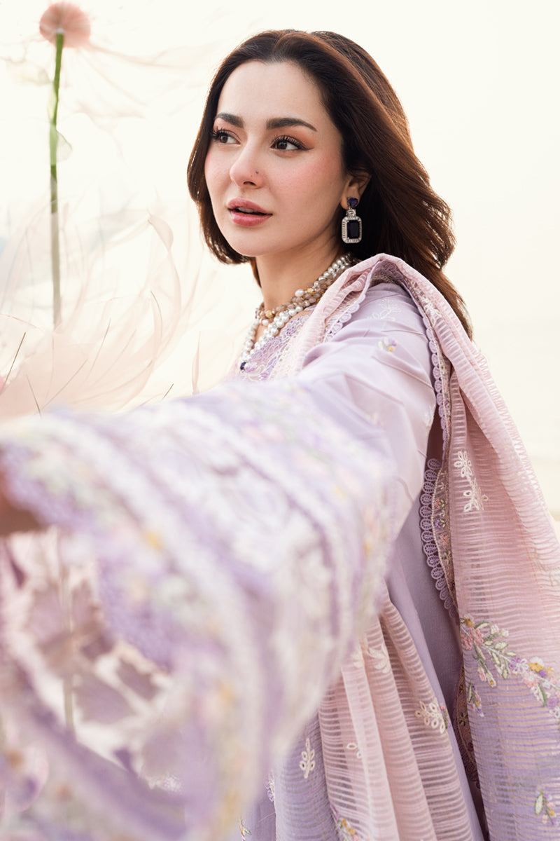 Qalamkar Sahil Luxury Lawn 2025 FK-09 EVELYN