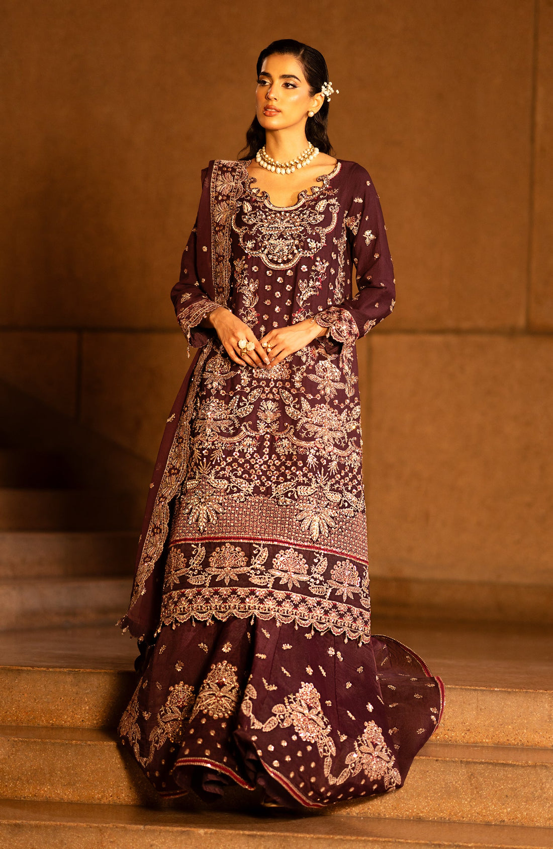 Emaan Adeel Unstitched Casabella - ADIBA