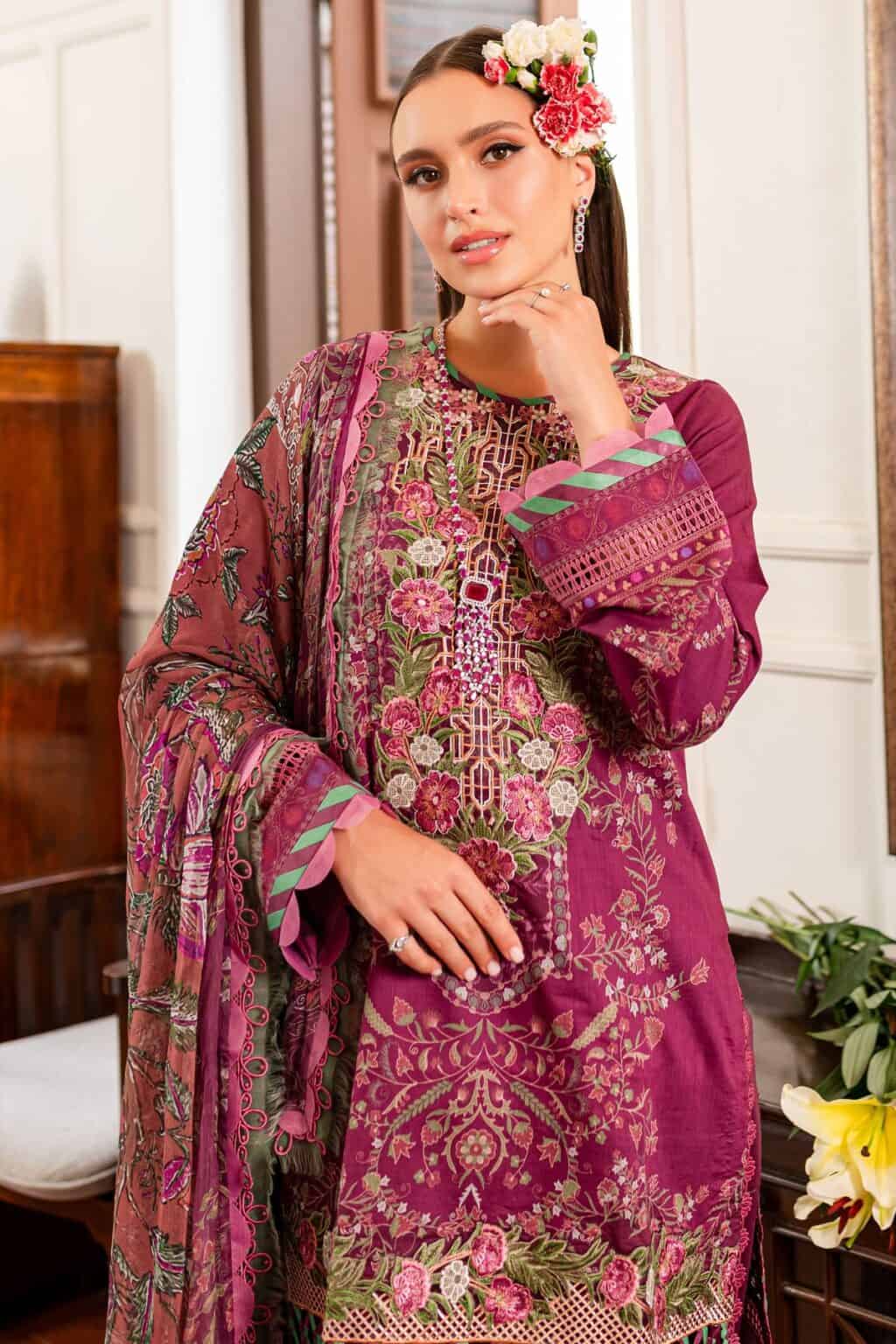 Jade Unstitched Bliss Lawn | 24-BL-20411